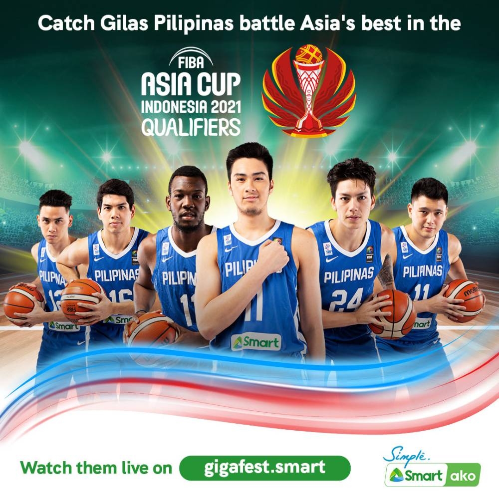 Smart lets you watch Gilas Pilipinas FIBA Asia Cup stint live via gigafest.smart The Manila Times