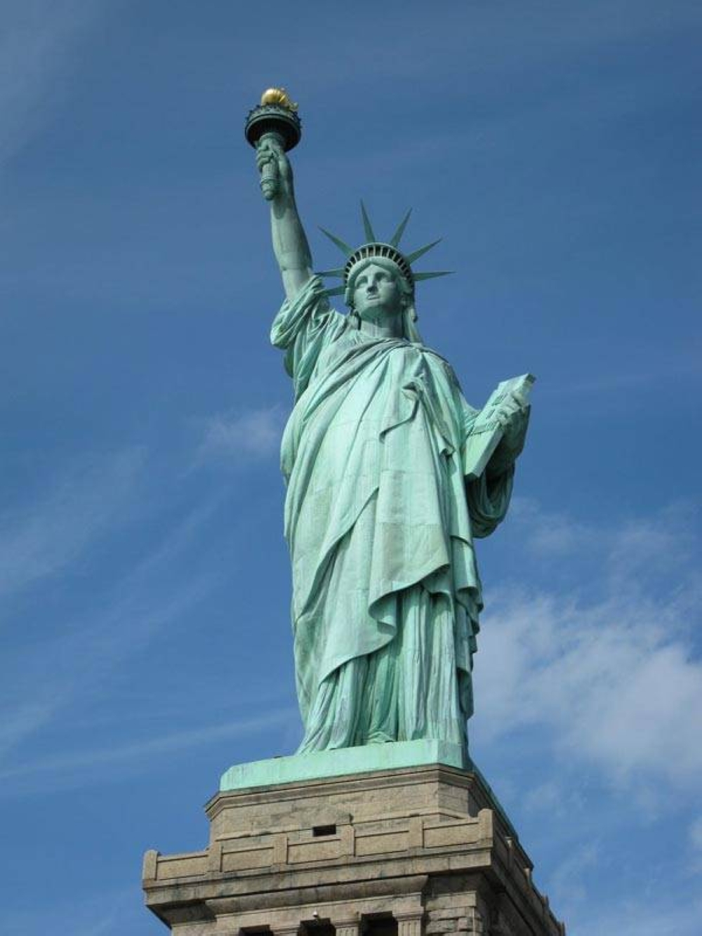 La Statue de la liberté à New York City, New York, USA.