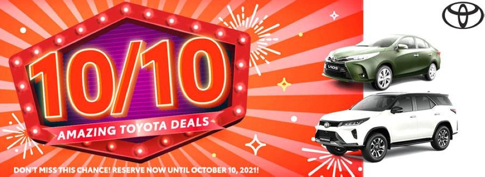 10//10 Toyota deals score perfect 10
