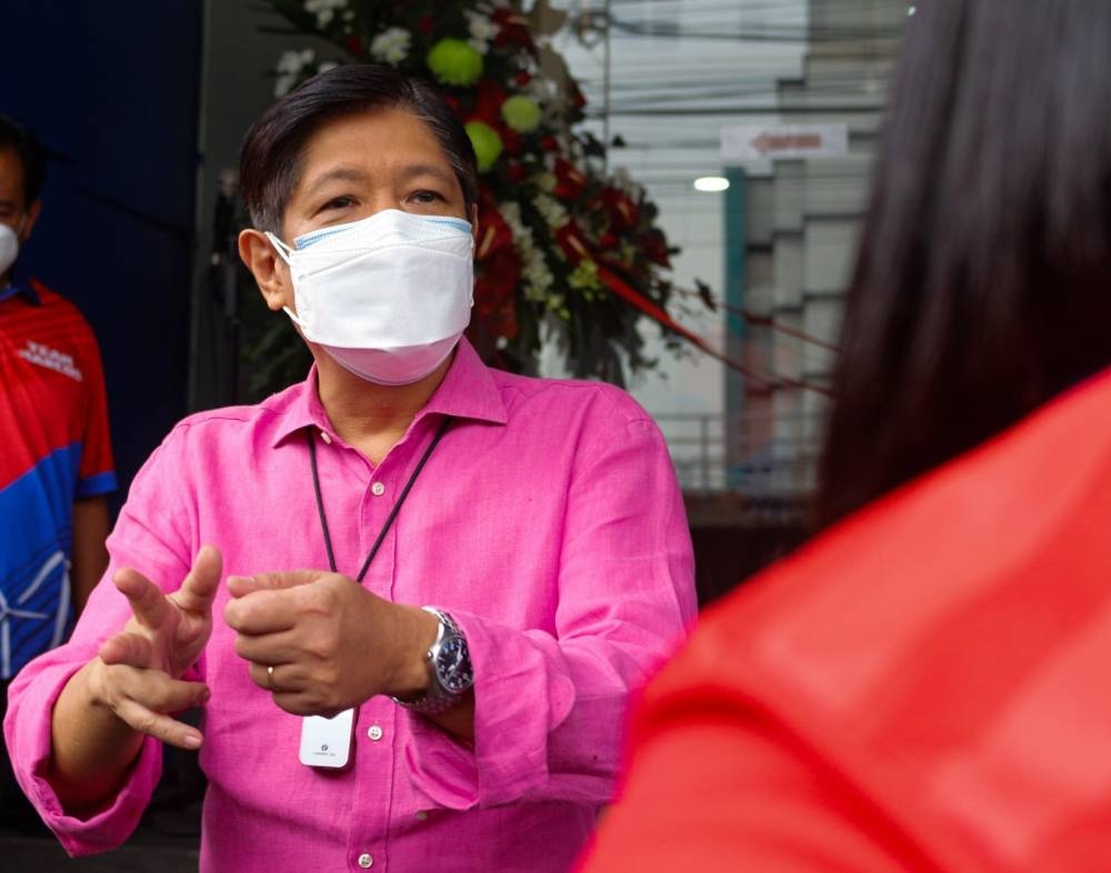 Former Senator Bong-bong Marcos. Photos by John Orven Verdote