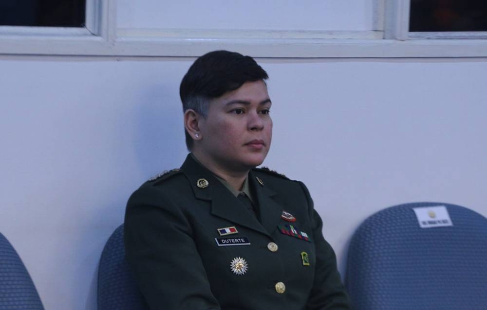 Davao City Mayor Sara Duterte-Carpio is also a colonel in the Philippine Army's reserve force. PHOTO BY ENRIQUE AGCAOILI