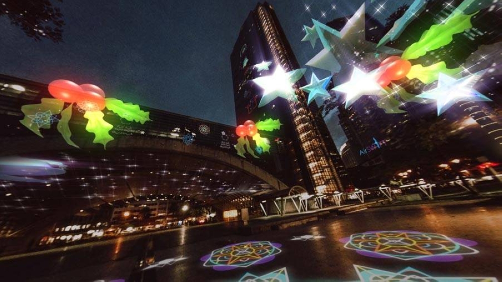 Festival of Lights: Virtual Edition 2021 recrée le spectacle de lumière à Ayala Triangle Gardens conçu dans l'espace numérique pour présenter une animation à 360 degrés.