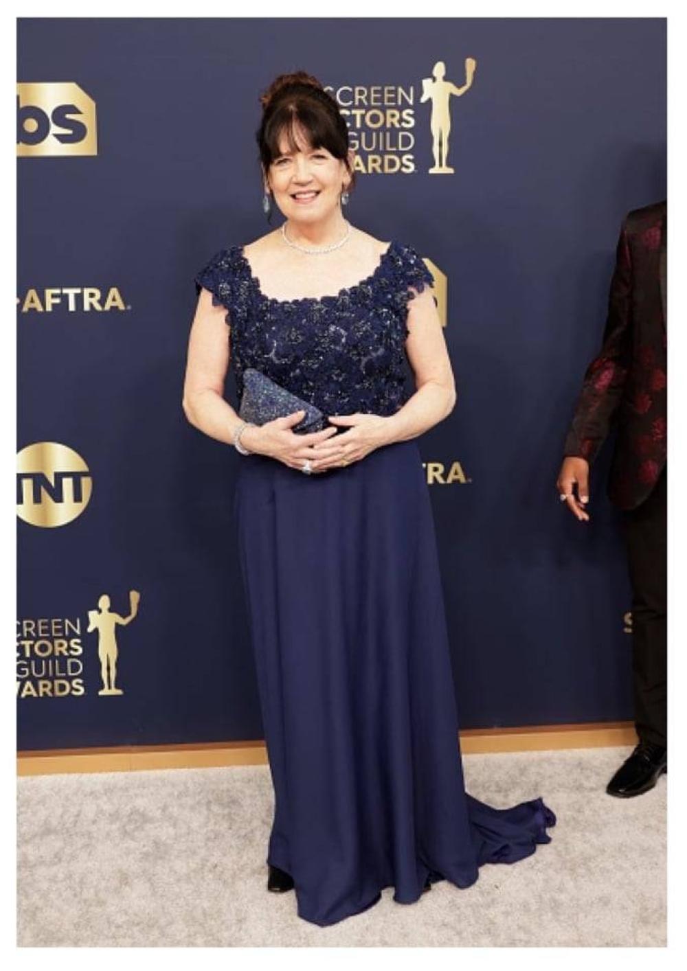 Ann Dowd wearing Oliver Tolentino at the SAG Awards. PHOTO COURTESY TO STHANLEE MIRADOR