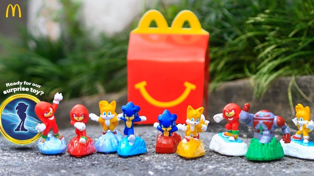 McDonald's PH launches Sonic 2 Happy Meal toys