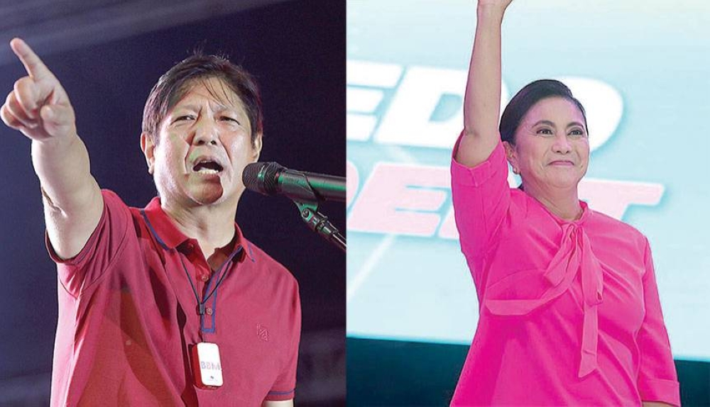 Ferdinand ‘Bongbong’ Marcos Jr. and Vice President Maria Leonor ‘Leni’ Robredo TMT FILE PHOTOS