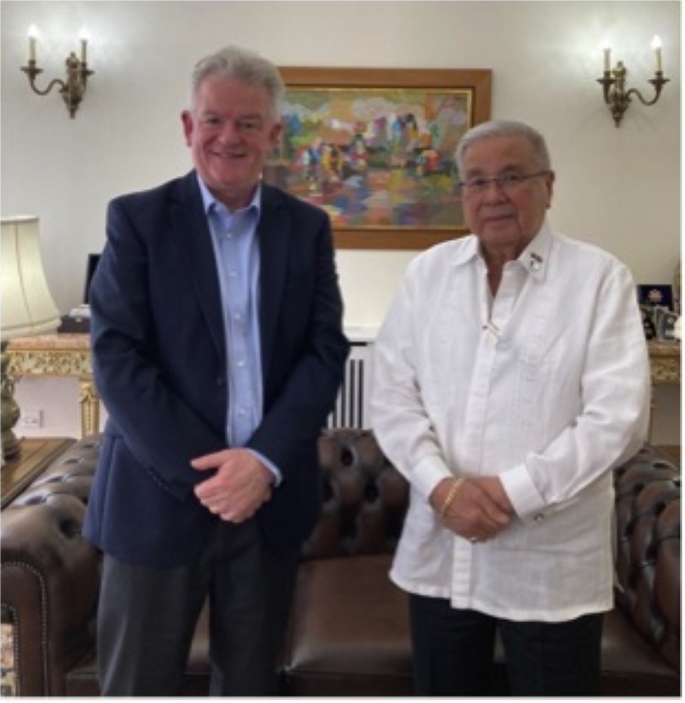 Chris Nelson (left), BCCP executive director and trustee, and Antonio Lagdameo, Philippine Ambassador to the United Kingdom and Northern Ireland (with concurrent jurisdiction on Ireland). CONTRIBUTED PHOTO