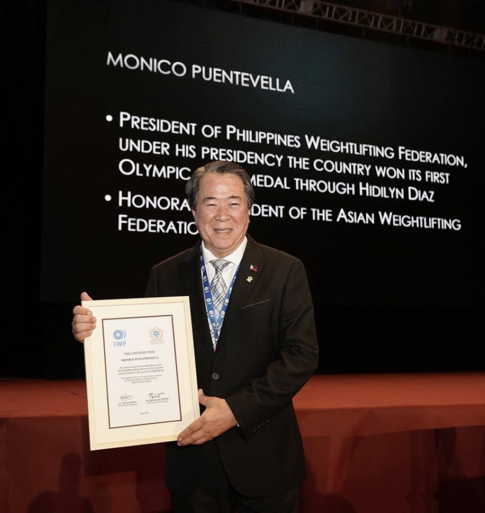 IWF Hall of Fame awardee Monico Puentevella. CONTRIBUTED PHOTO