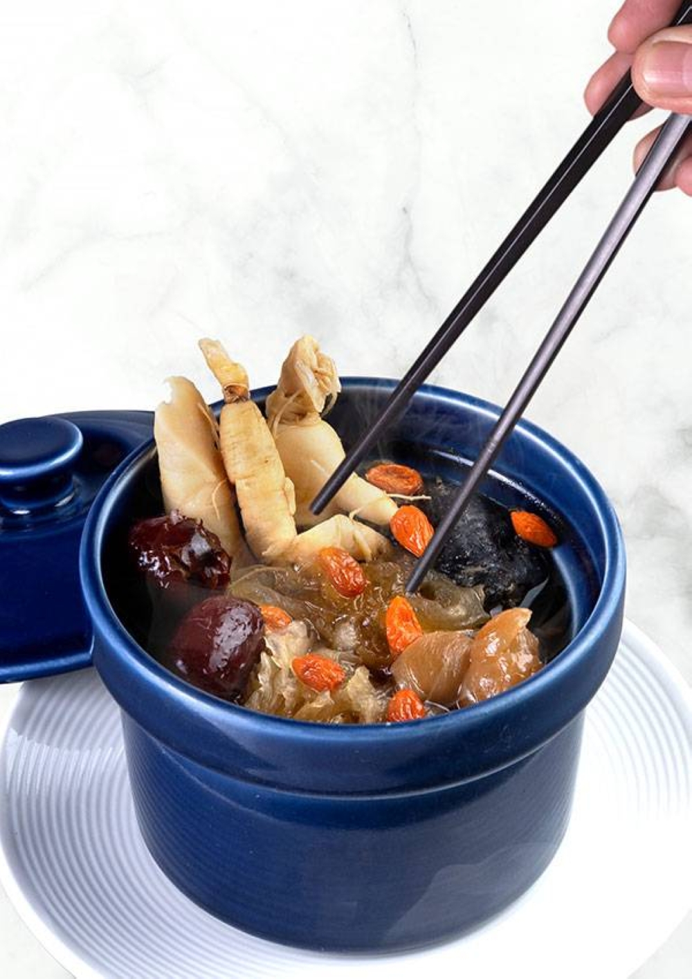 Victoria Harbour Cafe’s Black Chicken Soup