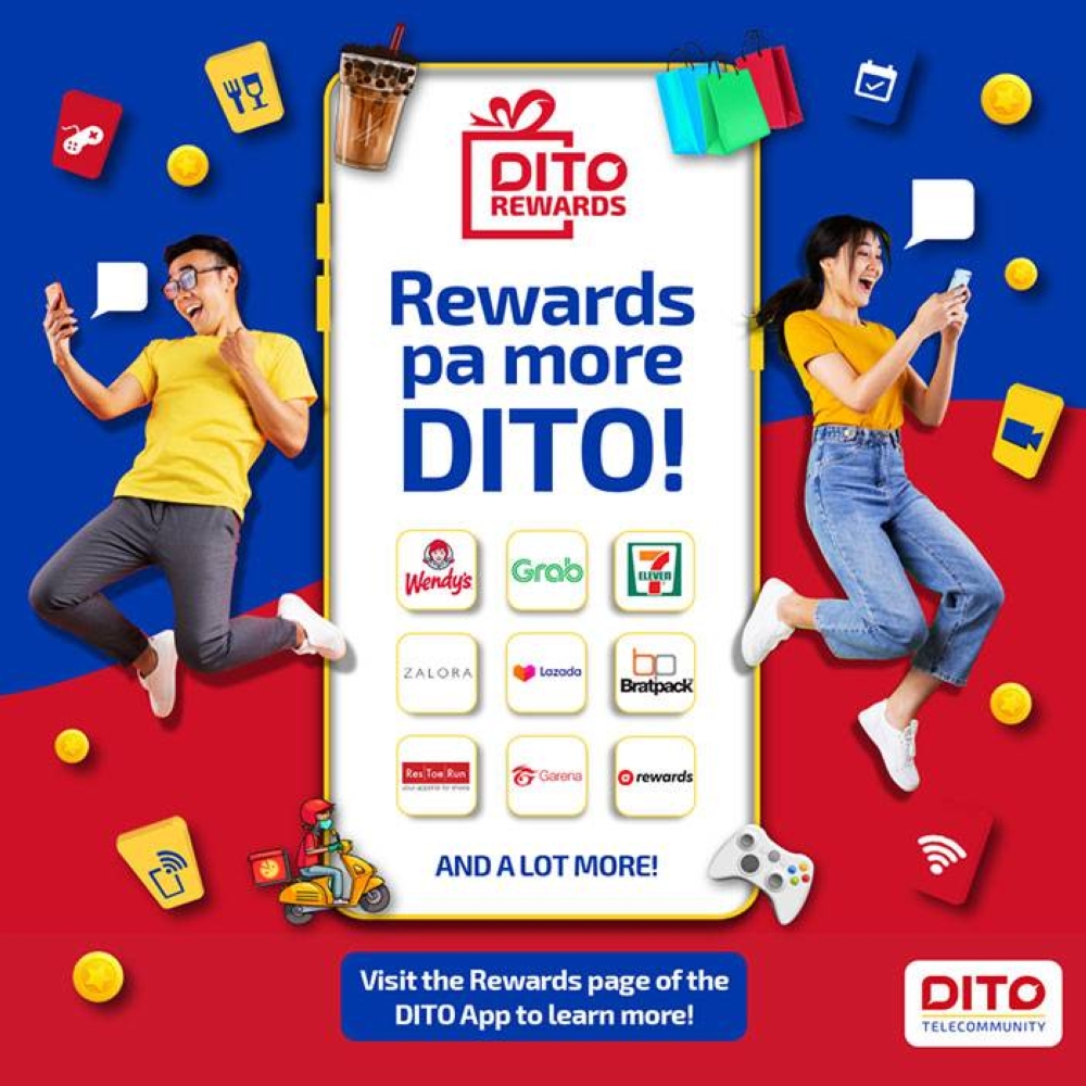 DITO Rewards poster