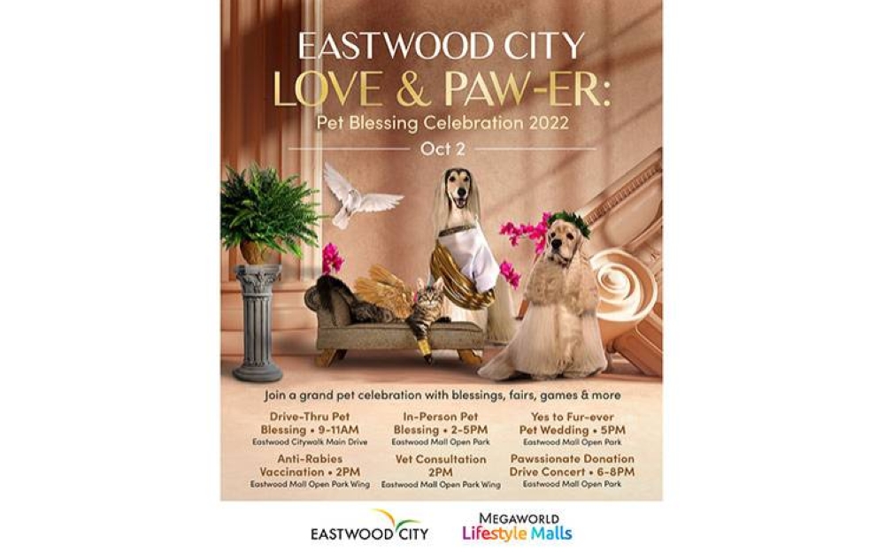 Eastwood City Pet Blessing returns with in-person, drive-thru events and first-ever Pet 'Wedding'