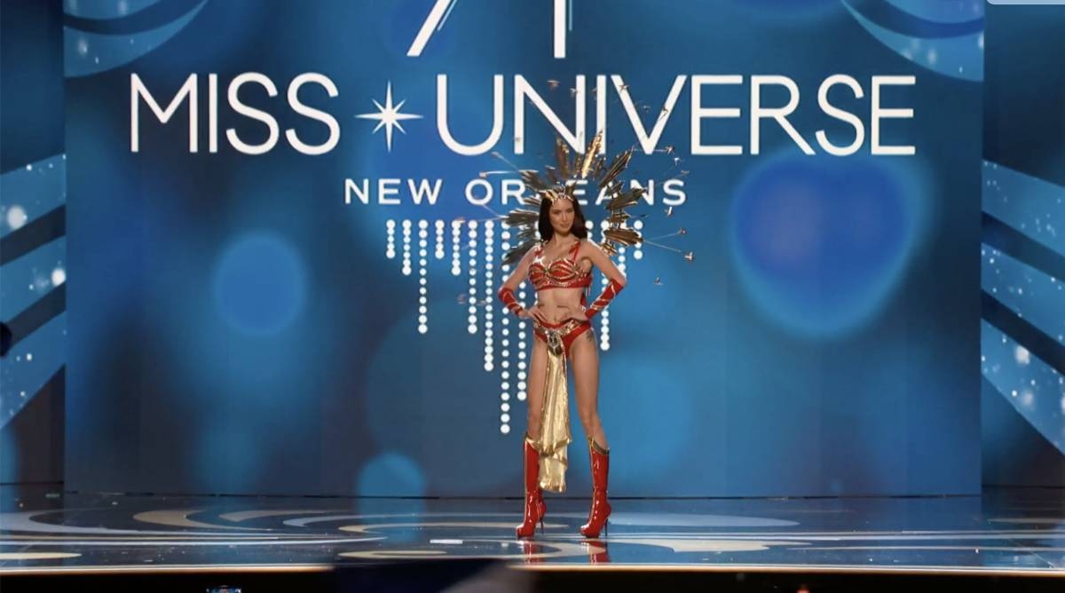 Celeste Cortesi dazzles as 'Darna' in Miss Universe national costume