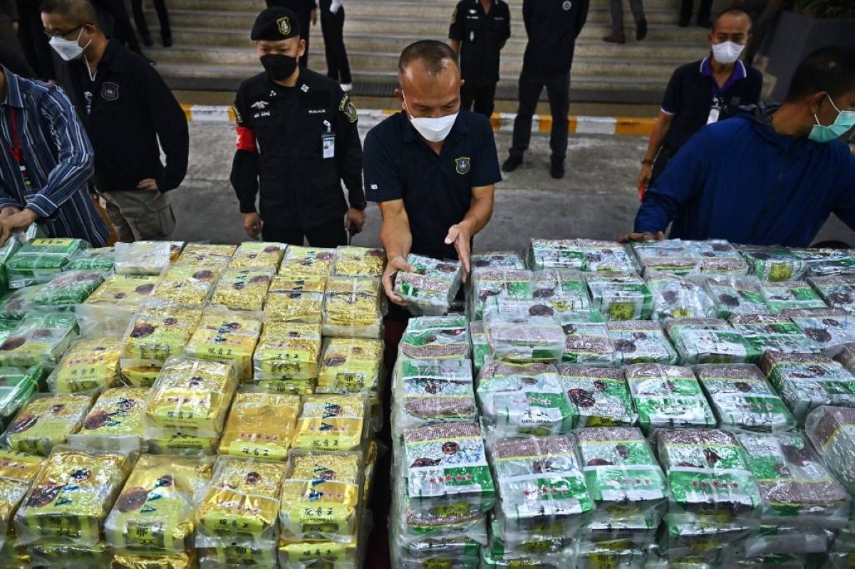 Thai police seize 1.1 tons of crystal meth in under a week | The Manila ...