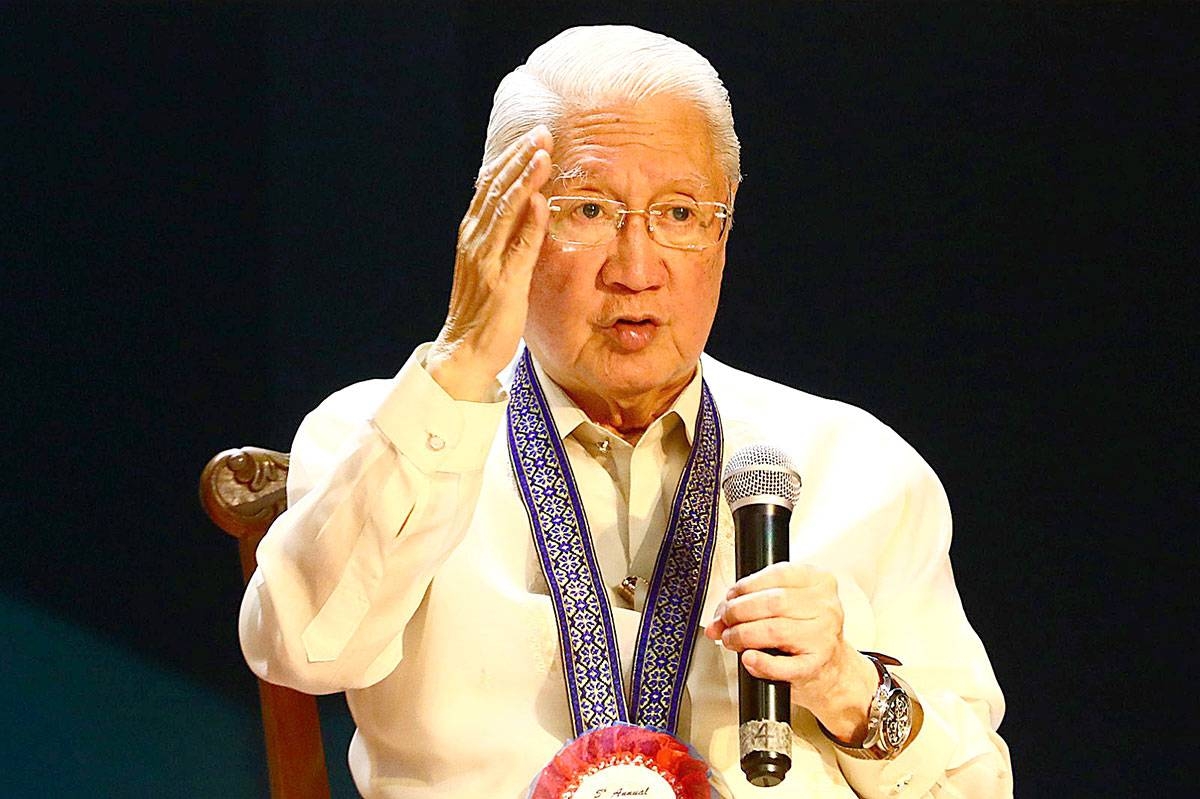 The Manila Times Chairman Emeritus Dr. Dante A. Ang Photo by Mike Alquinto