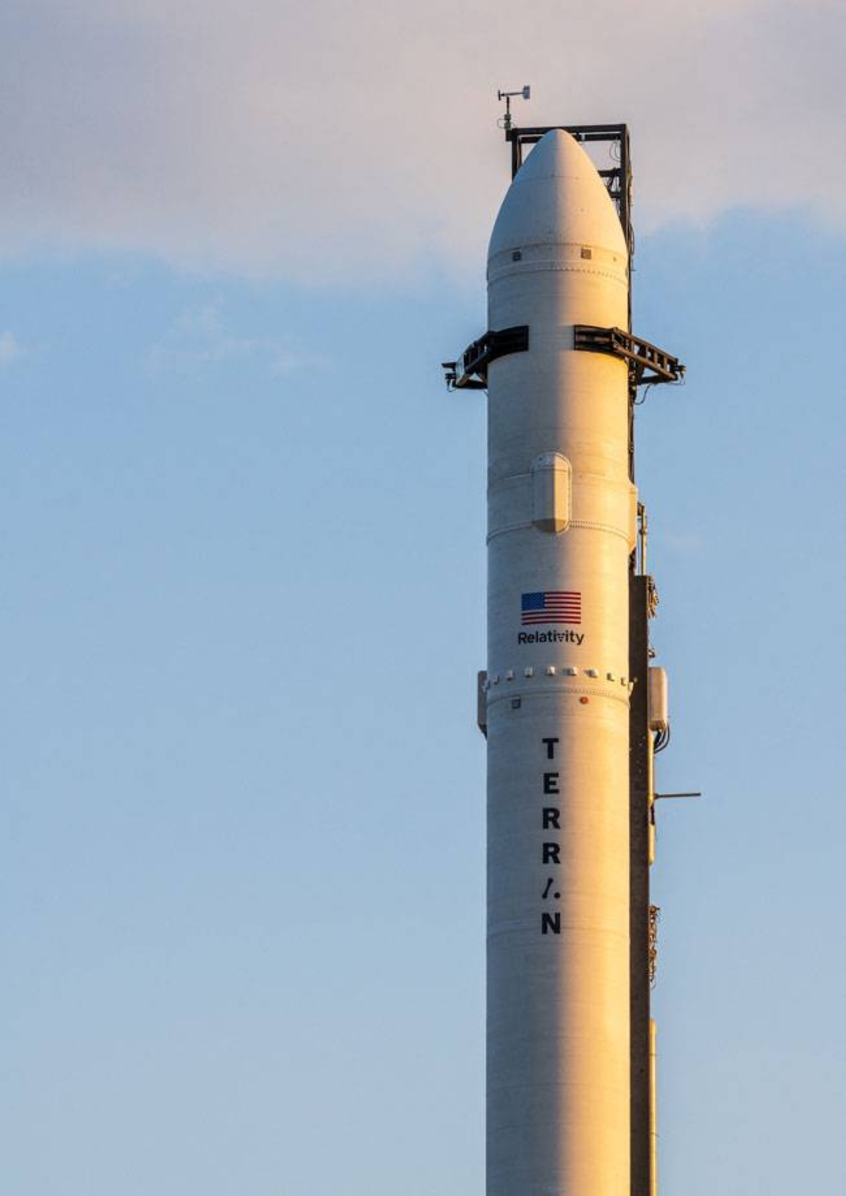 Termanid Rockets FIRST 3D PRINTED ROCKET In this handout photo from Relativity Space ...
