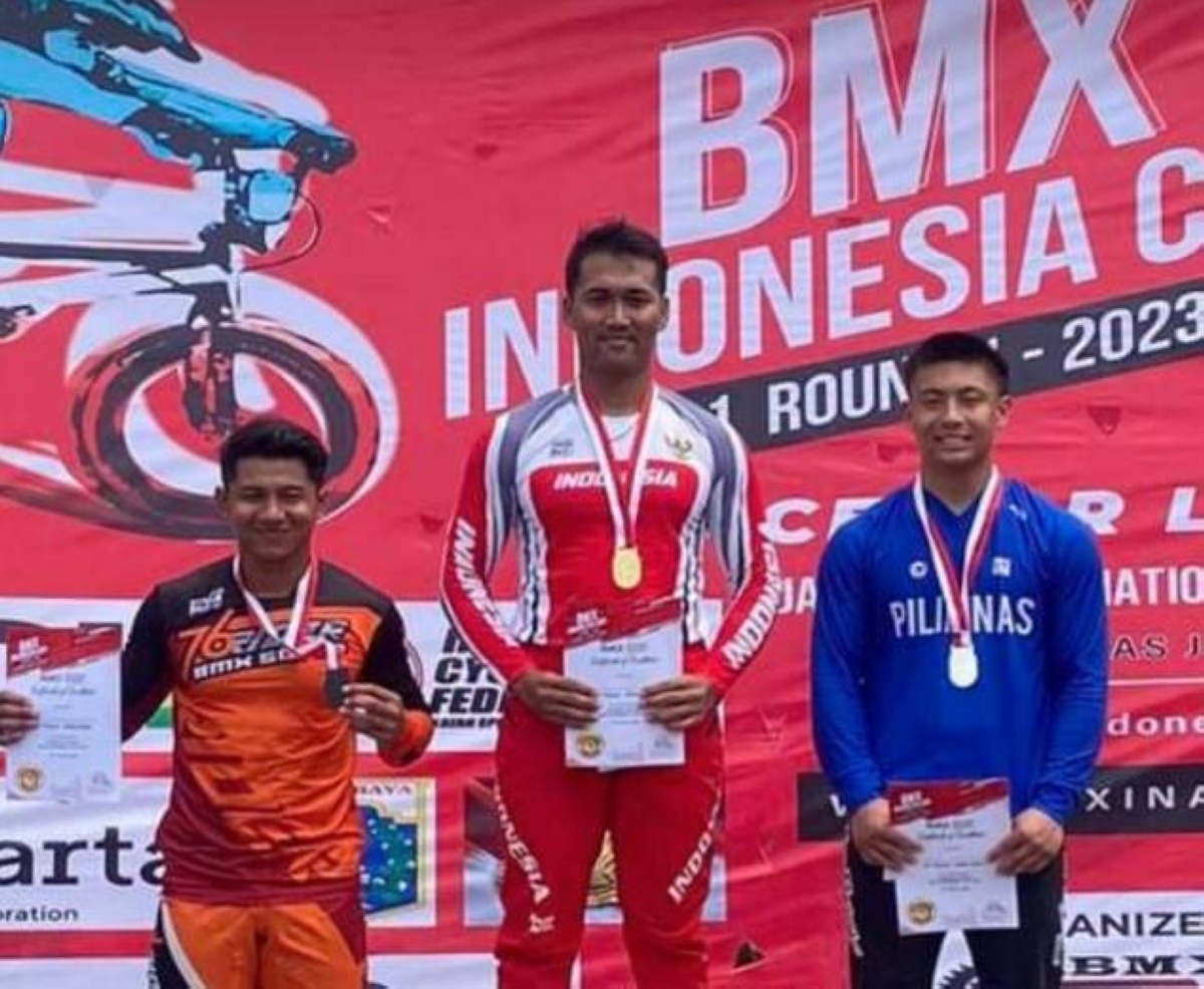 Coo meraih perak di Indonesia dan mendapatkan poin peringkat UCI BMX untuk Paris 2024