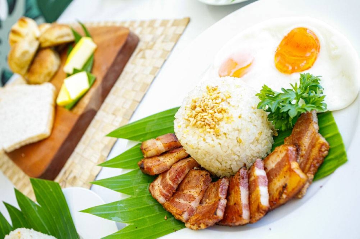 Local breakfast staples using Magnolia, Purefoods and San Mig products