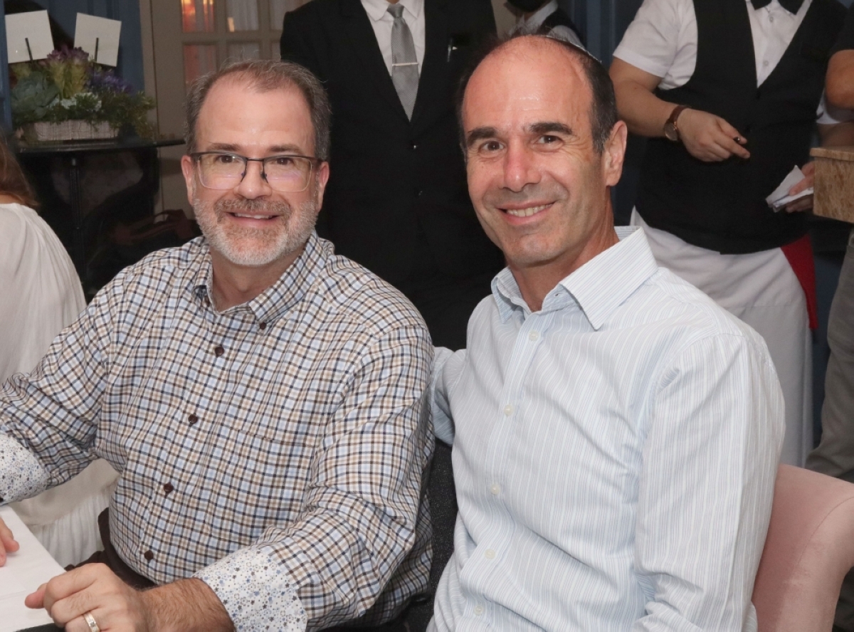 Canada Amb. David Hartman and Israel Amb. Ilan Fluss