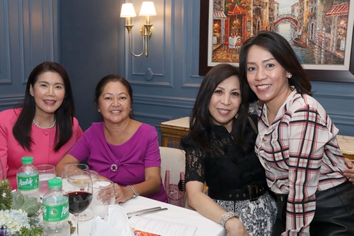 Carolyn Tanchay, First Lady Liza Marcos, Blanca Mercado and Turkiye Ambassador’s spouse Madame Indri Akyol