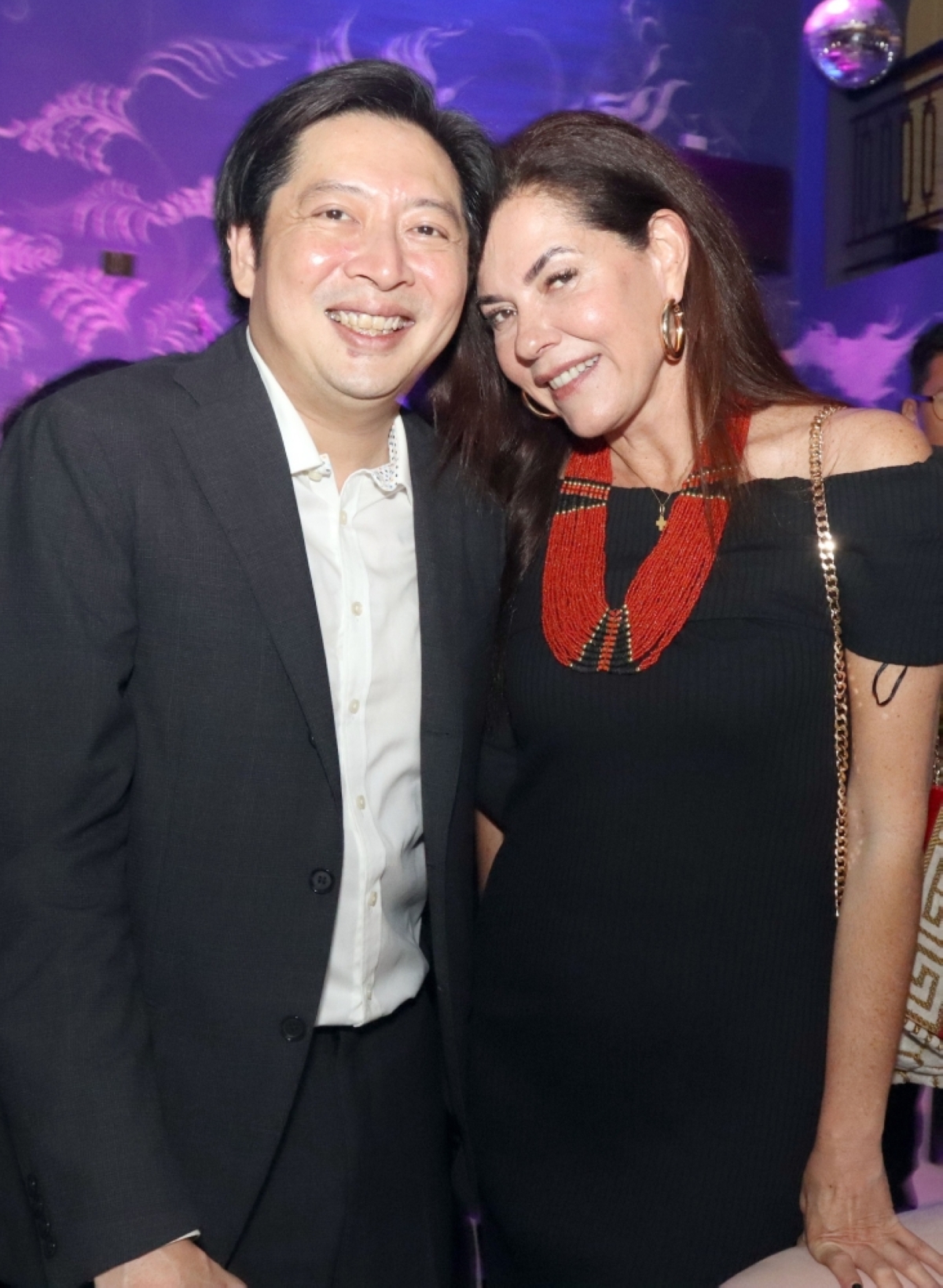 Singaporean Amb. Gerard Ho and Greek Amb. wife Madam Aliki Pappas