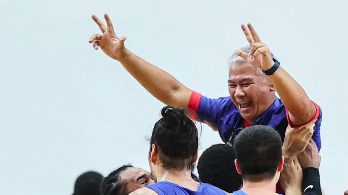 Gilas Pilipinas head coach Chot Reyes. PHOTO BY RIO DELUVIO