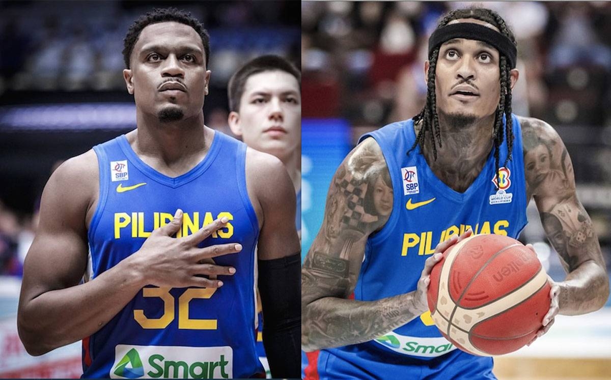 Justin Brownlee (left) and Jordan Clarkson FIBA PHOTOS