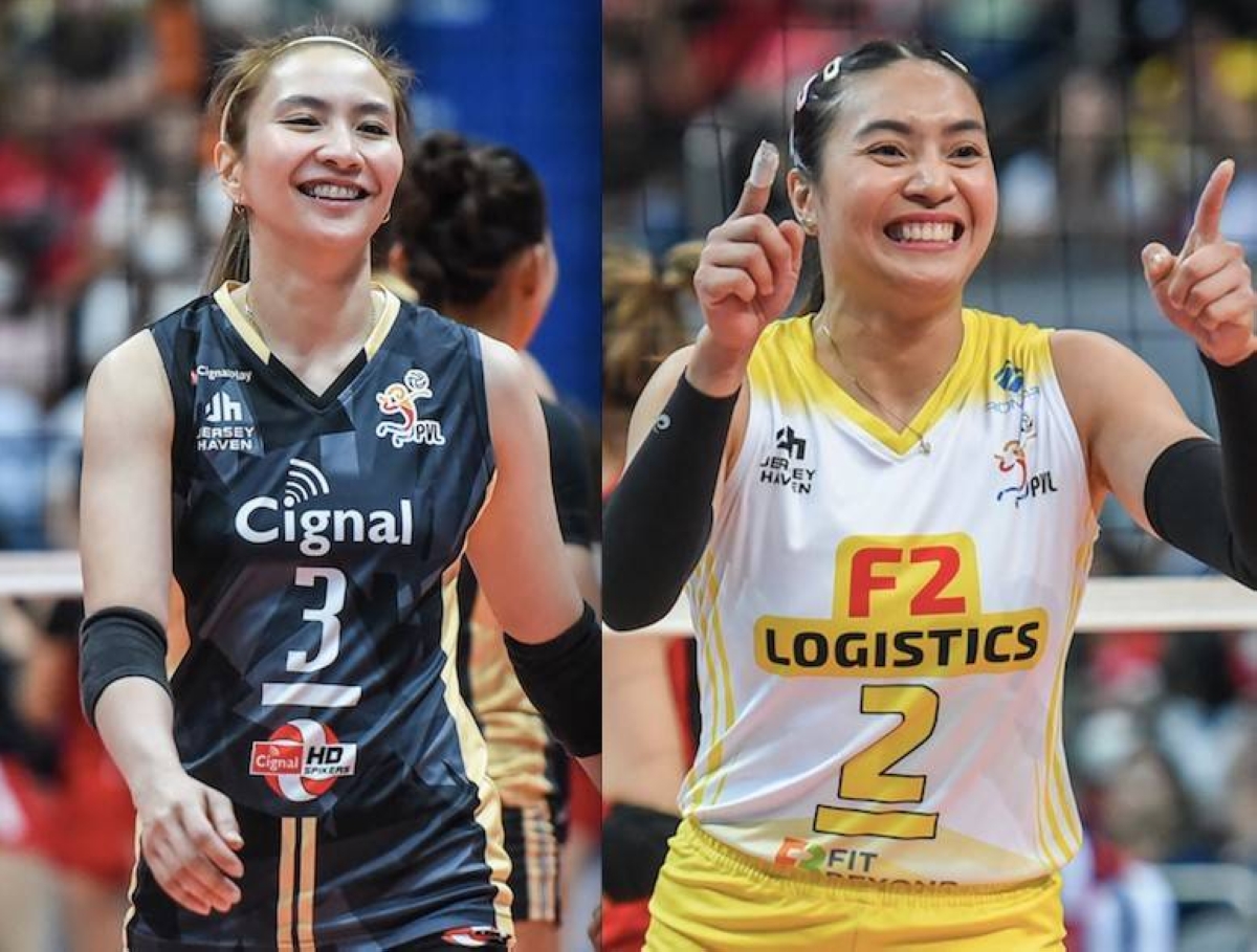 Rachel Anne Daquis (left) and Aby Marano PVL PHOTOS