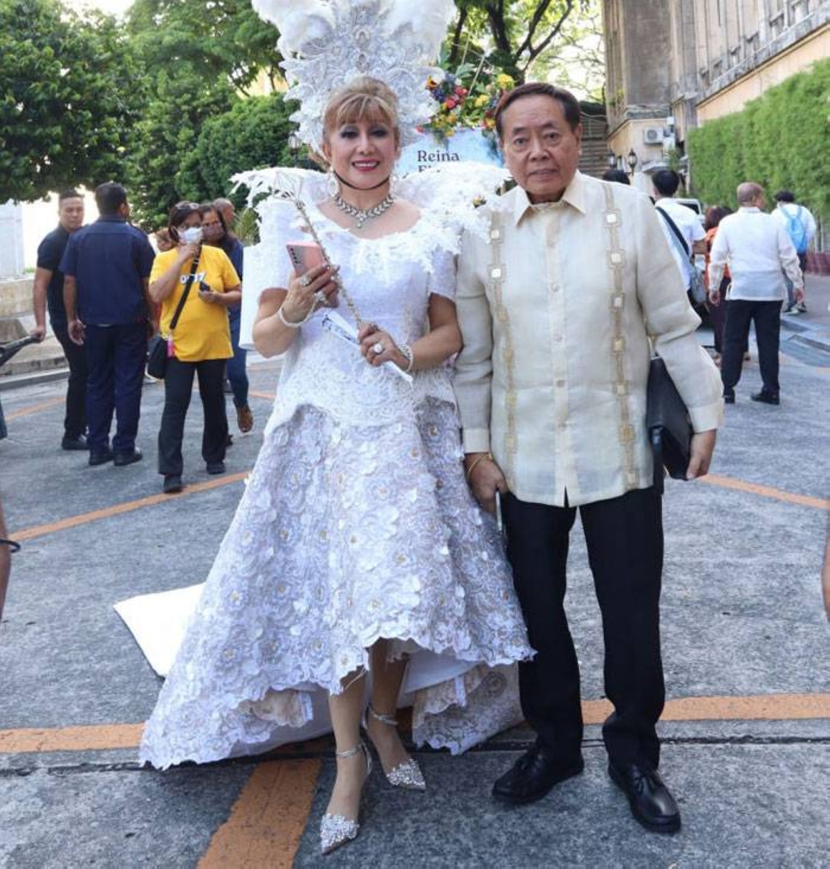 Reina Emperatriz Connie with husband Amb. Vic Garcia