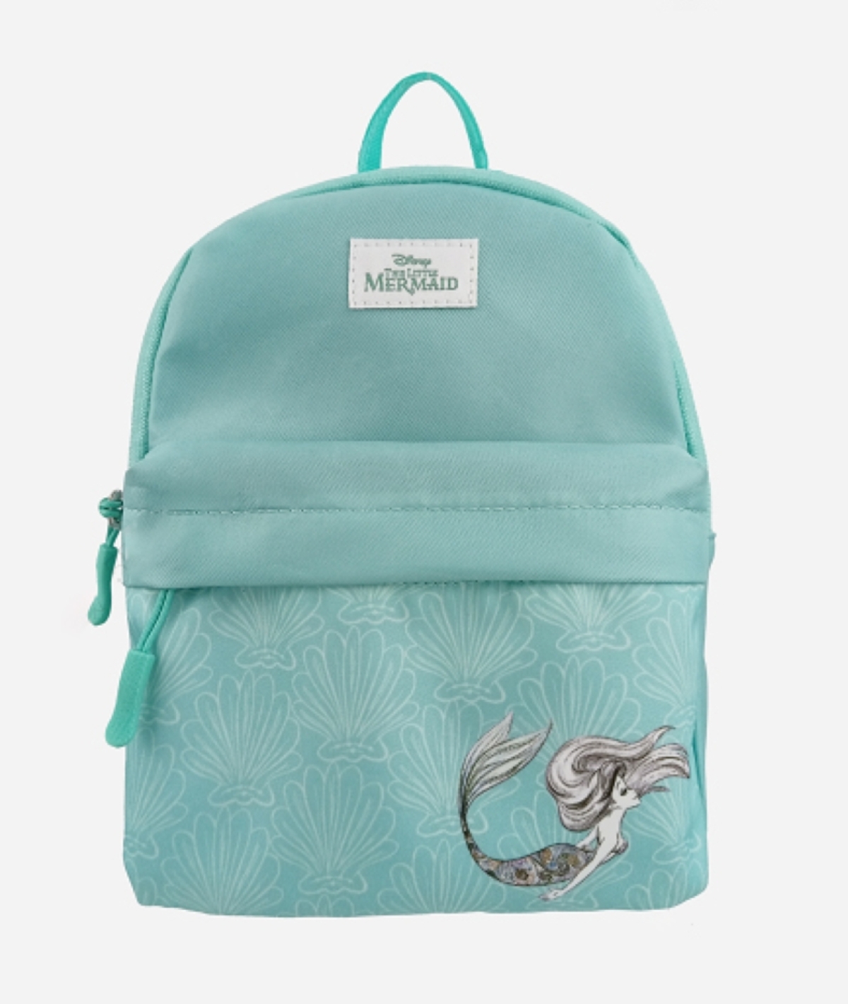 Keep ‘gadgets and gizmos’ in this small cross body backpack with Ariel and shell designs.