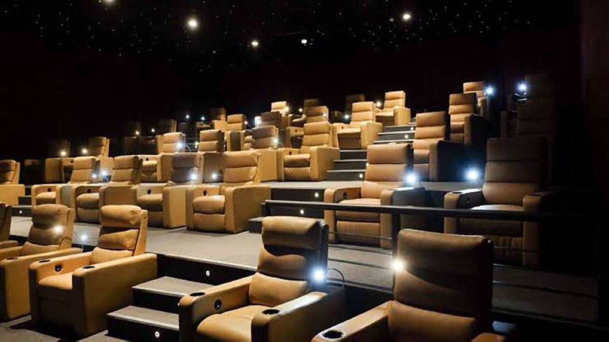 Comfortable seats are waiting for dads at the SM Cinema IMAX.