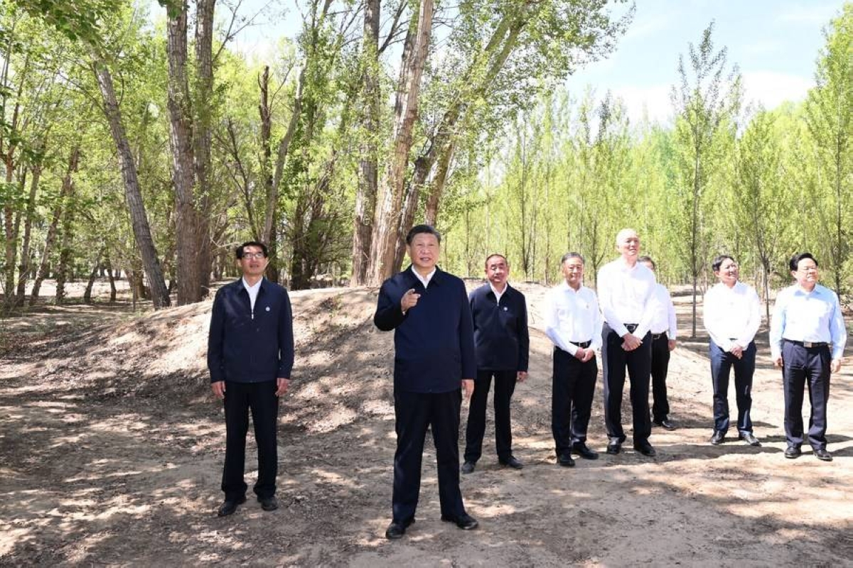 Xi's footprint in Inner Mongolia highlights China's effort to combat desertification - Vimarsana News