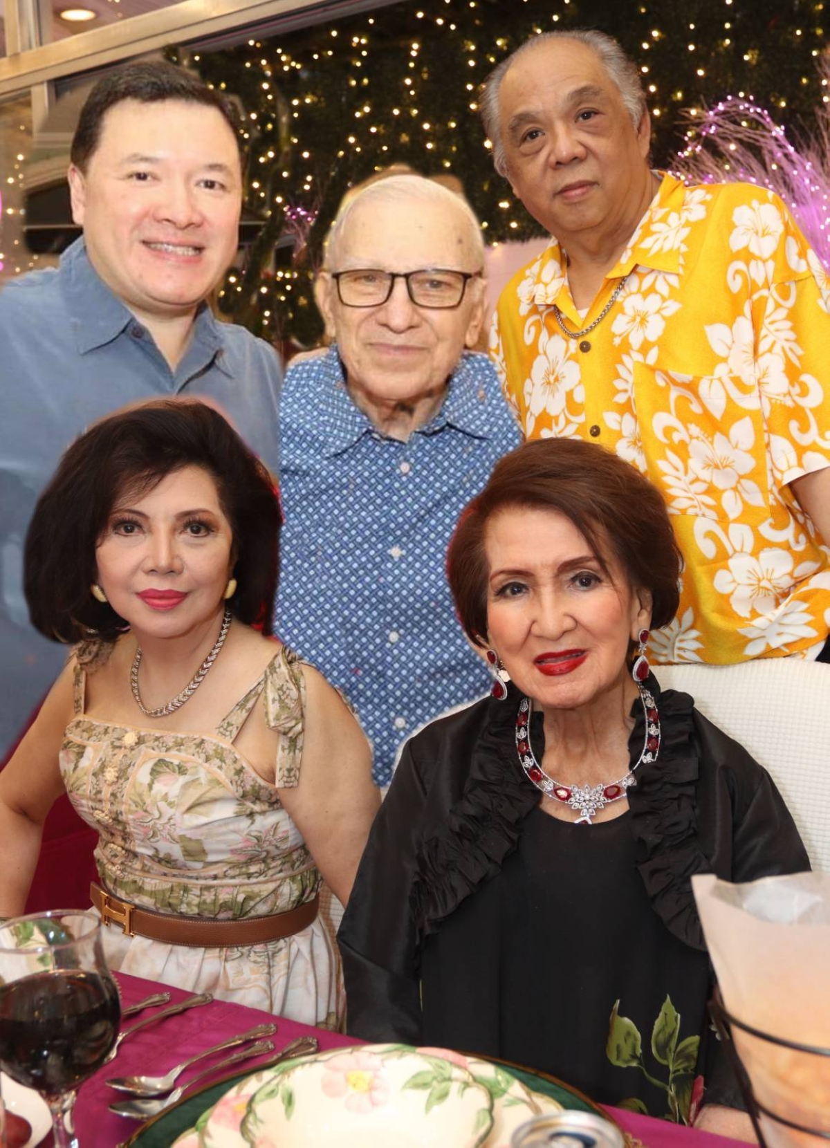 Karim Garcia, John de Camiles, Gerara Ramirez, Seated- Dra. Liza Quirolgico and Nene Leonor