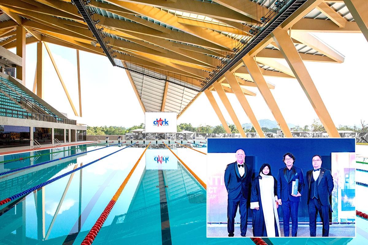 فاز تصميم كلارك للألعاب المائية بجائزة دبي