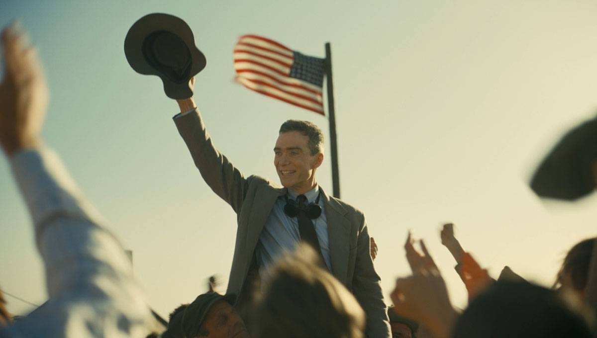 Cillian Murphy portrays the lead role of J. Robert Oppenheimer, the brilliant scientist responsible for the atomic bomb.