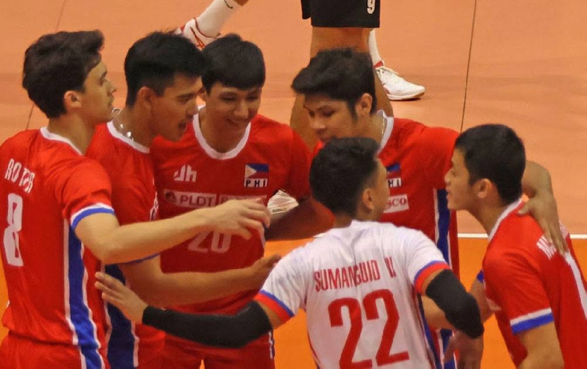 The PH men’s volleyball team SEA V.LEAGUE PHOTO