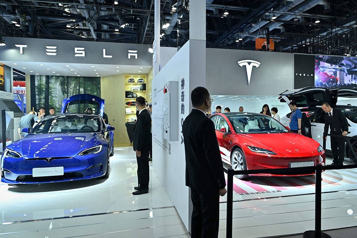 Tesla, Chinese EV brands jostle at German fair | The Manila Times