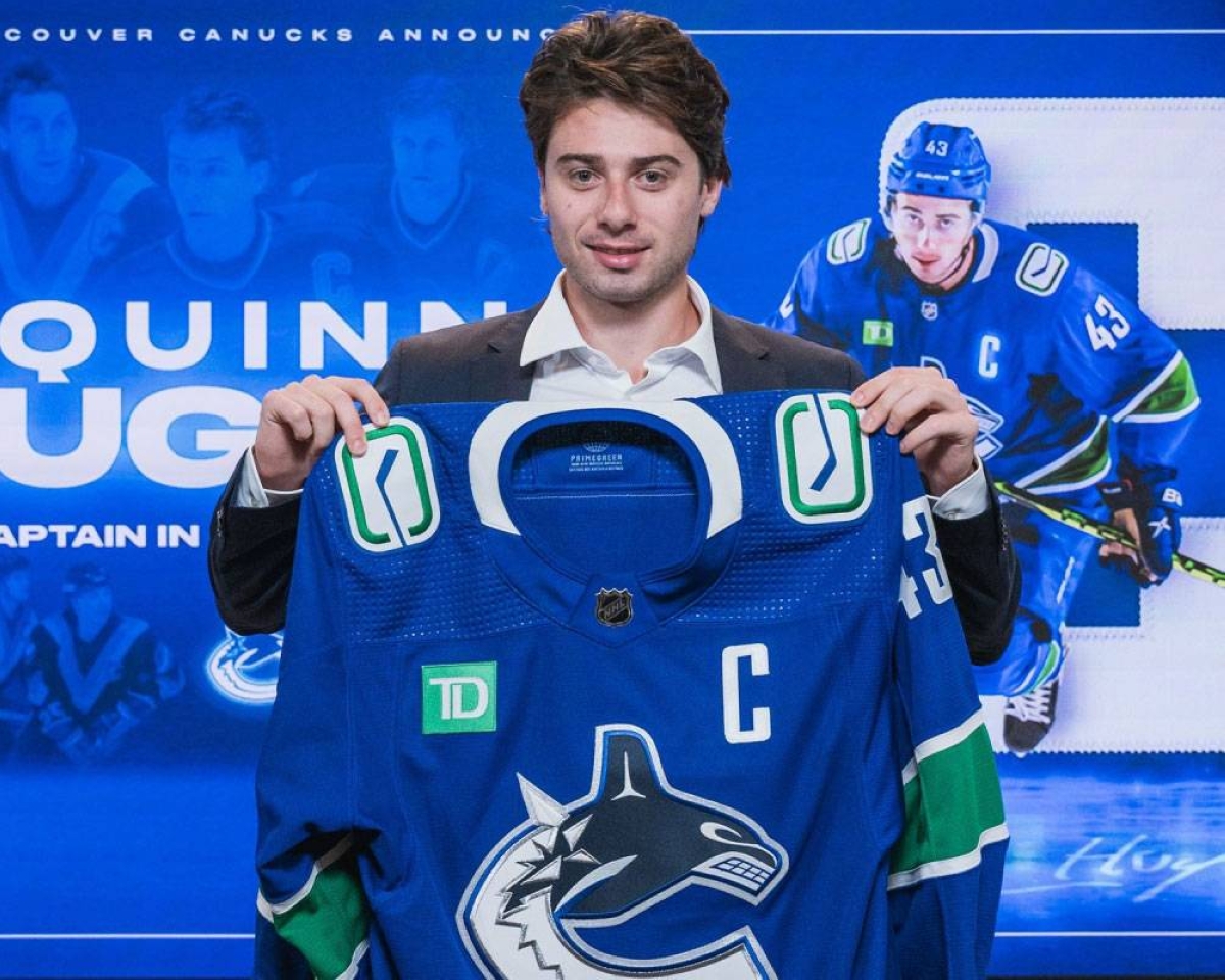 Hughes named captain of Canucks in NHL The Manila Times