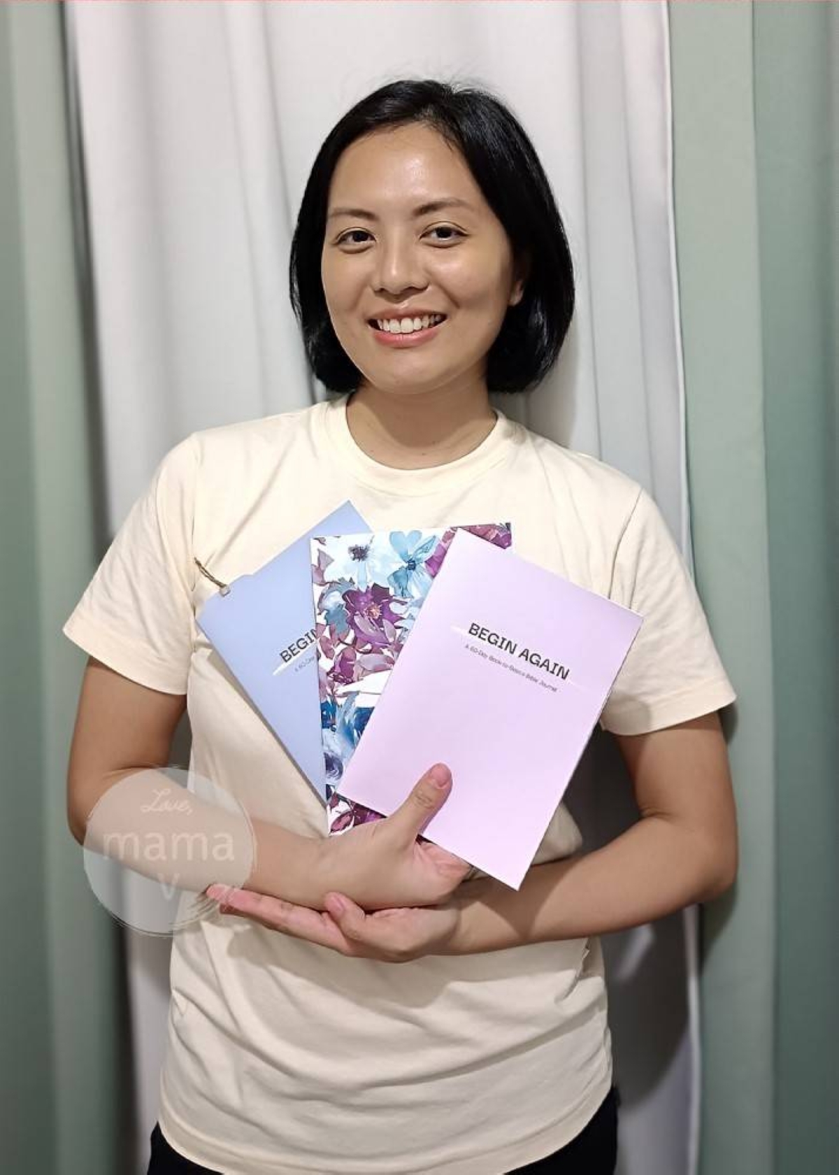 Vannie Roxas and her Bible journals 