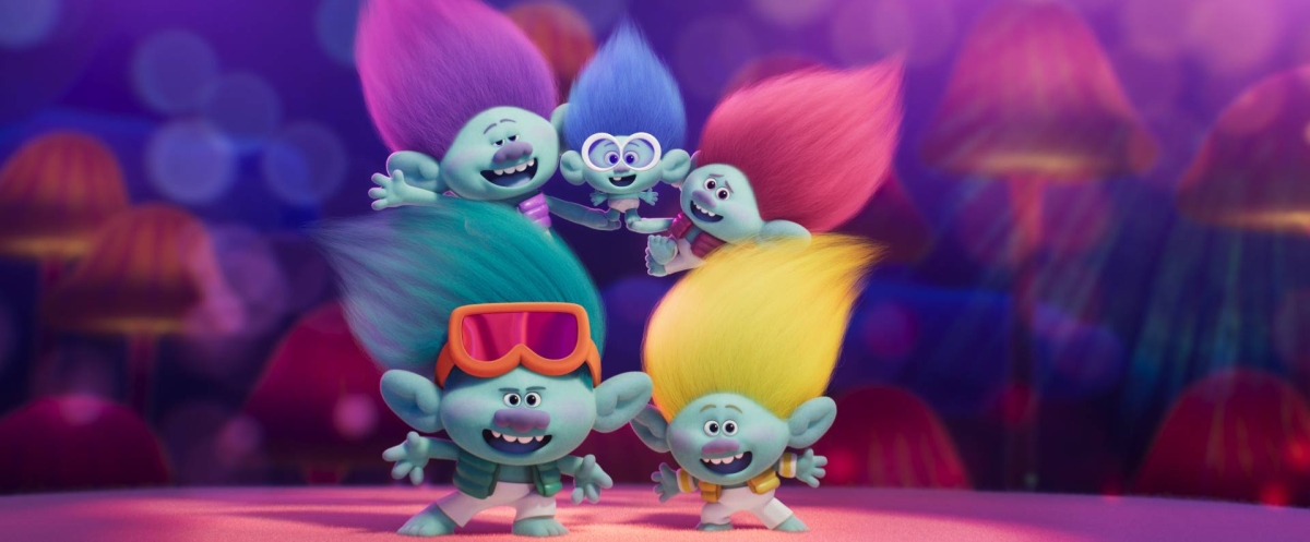 Get ready for an action-packed, all-star, rainbow-colored family reunion in 'Trolls Band Together.'