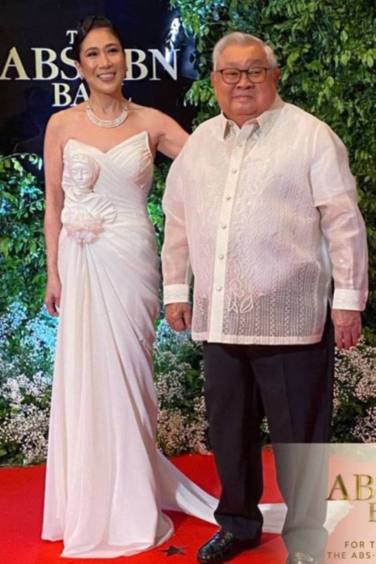 Besides the stunning looks of Kapamilya stars, another bright and shining moment was the show of support of GMA Network leaders, Felipe Gozon and Annette Gozon-Valdes. INSTAGRAM PHOTOS/ABSCBN, NICEPRINTPHOTO