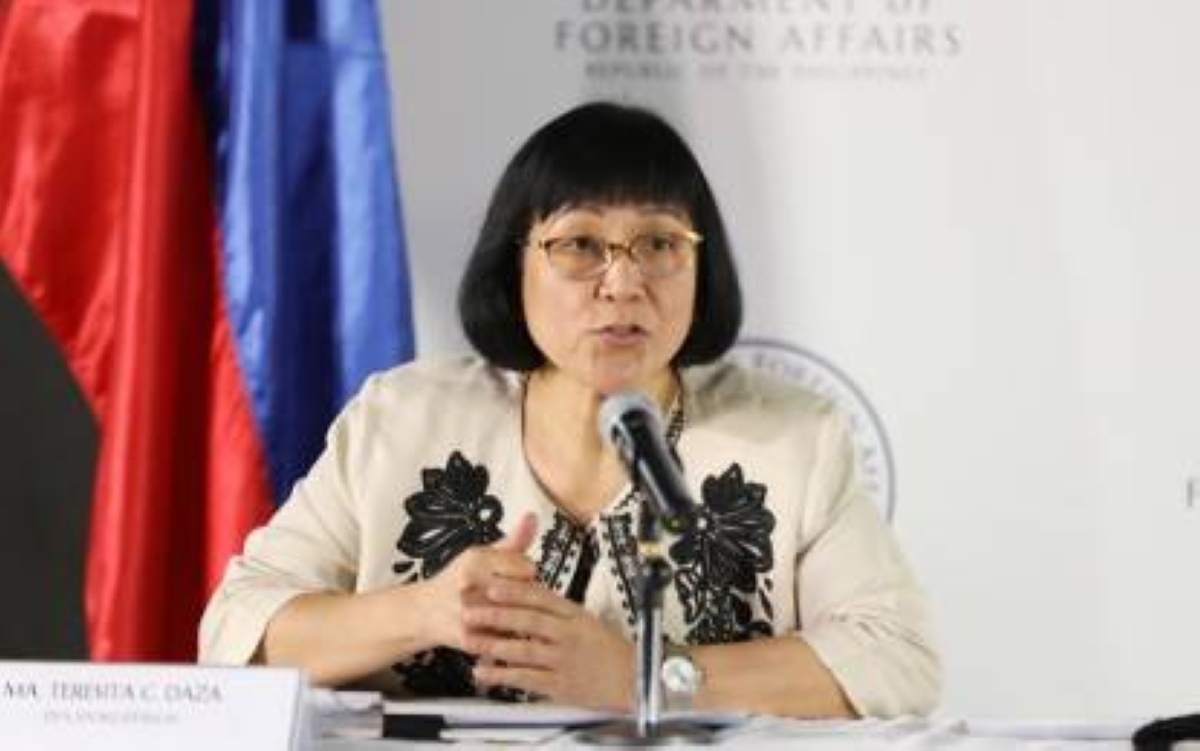 Department of Foreign Affairs Spokesperson Ma. Teresita 