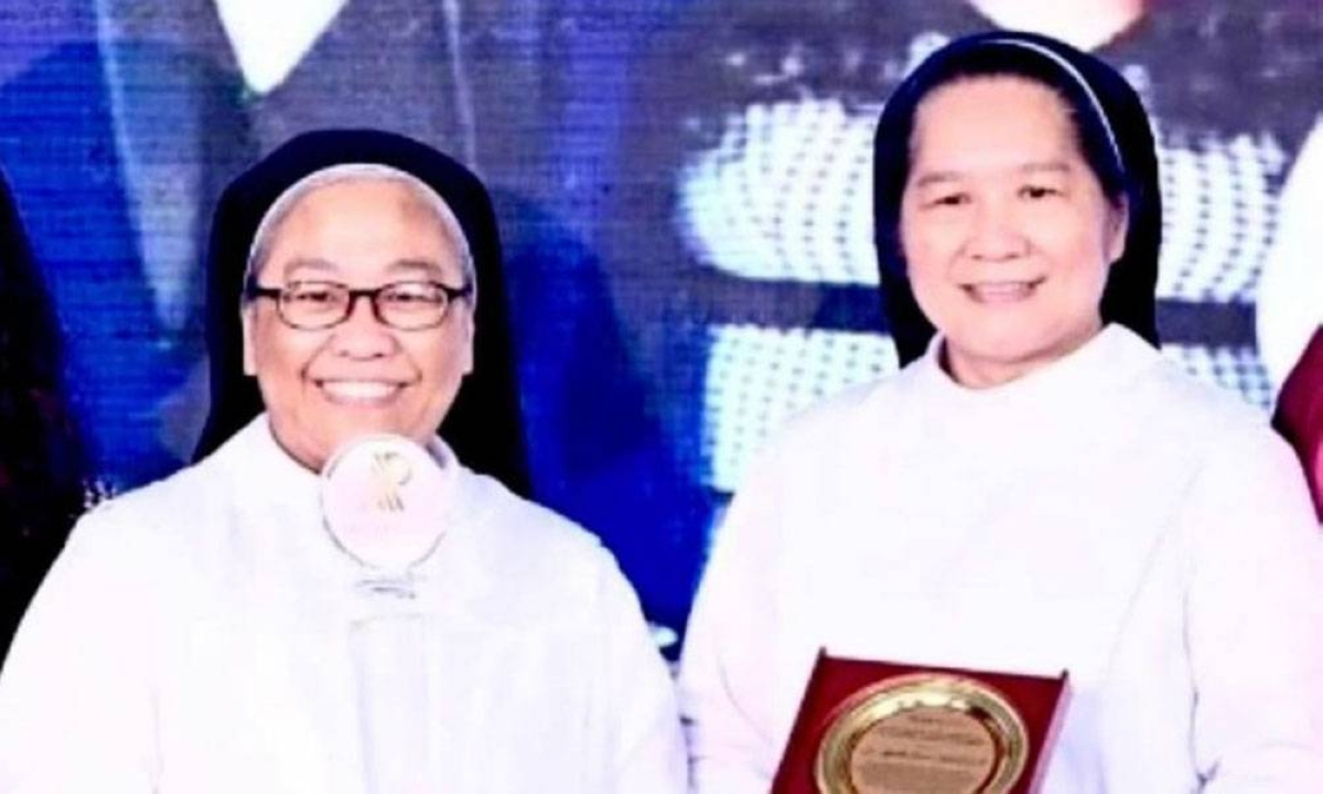 St. Scholastica President Sr. Christine Pinto OSB and Dean of College of Music Sr. Agnella Capili OSB