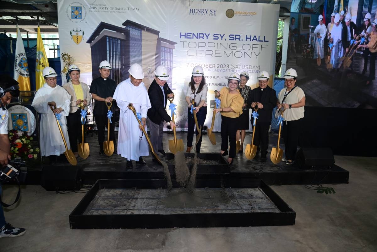 UST Henry Sy Sr. Hall top off furthers PH health education - Vimarsana News