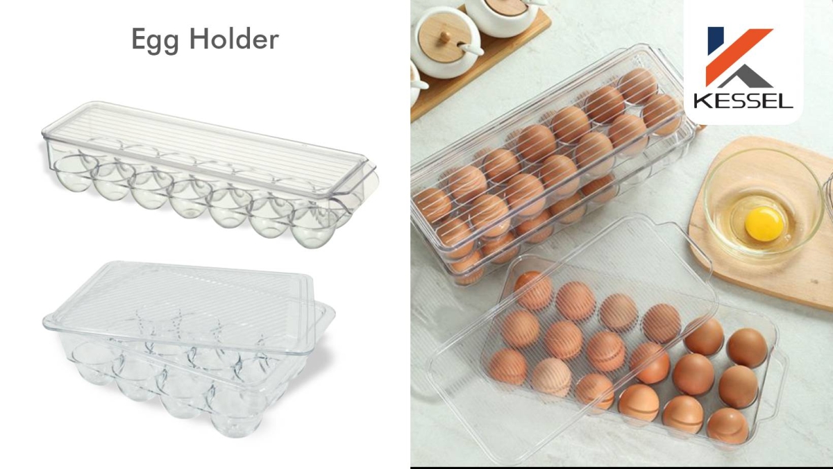 Kessel offers a variety of fridge bins to better organize your refrigerator, including a secure egg holder. CONTRIBUTED PHOTO