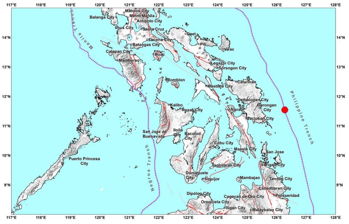Magnitude 5.6 earthquake jolts Eastern Samar - Vimarsana News