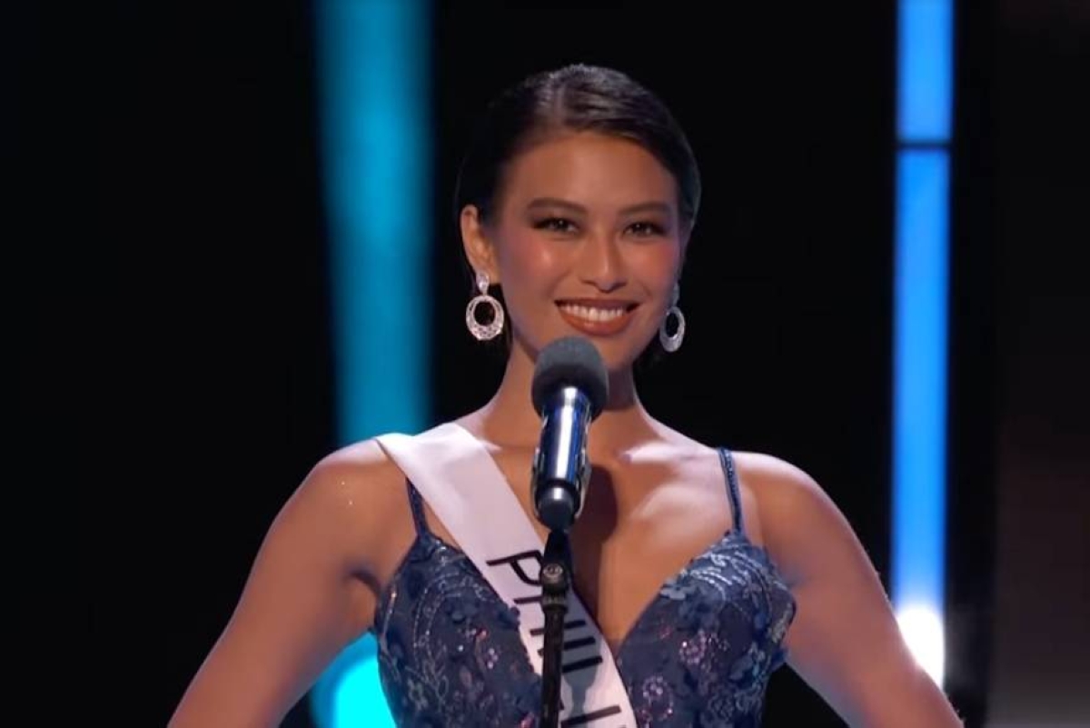 STUNNING SMILE Miss Philippines-International Michelle Dee poses with a smile during the preliminary event at the Miss Universe pageant on Thursday, Nov. 16, 2023 (local time) in El Salvador. The Miss Universe pageant will be held on November 18. CONTRIBUTED PHOTO 