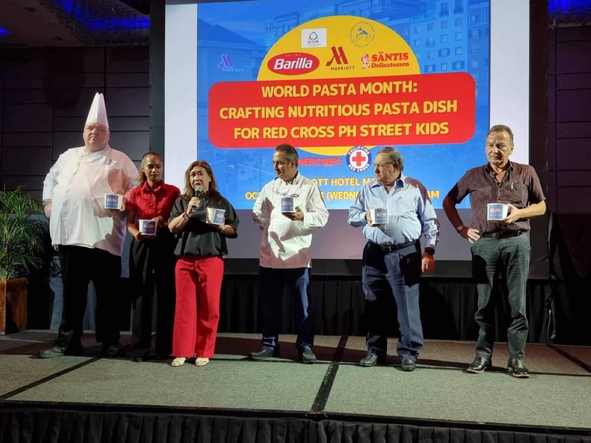 PRC, Barilla, Marriott feed children on World Pasta Day - Vimarsana News