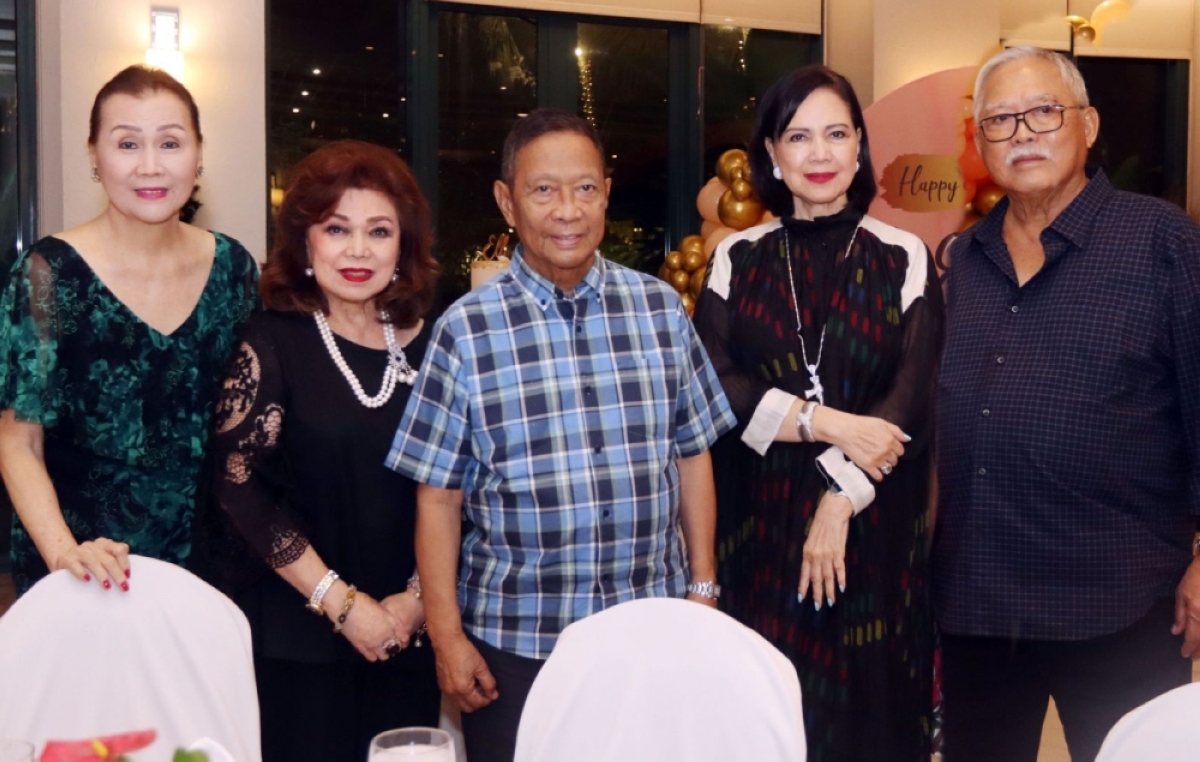 Odette Ong, Hi Society, former vice president Jojo Binay, Nini Licaros and Titos Almendras