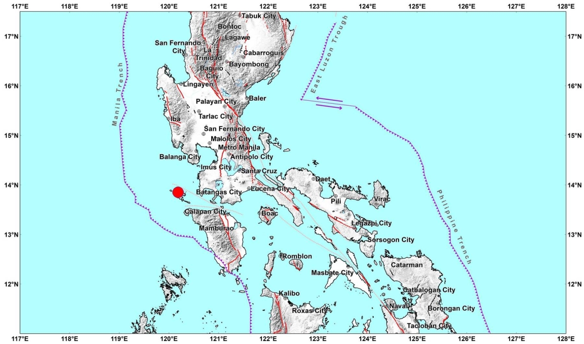 Magnitude 5.9 earthquake jolts Occidental Mindoro - Vimarsana News