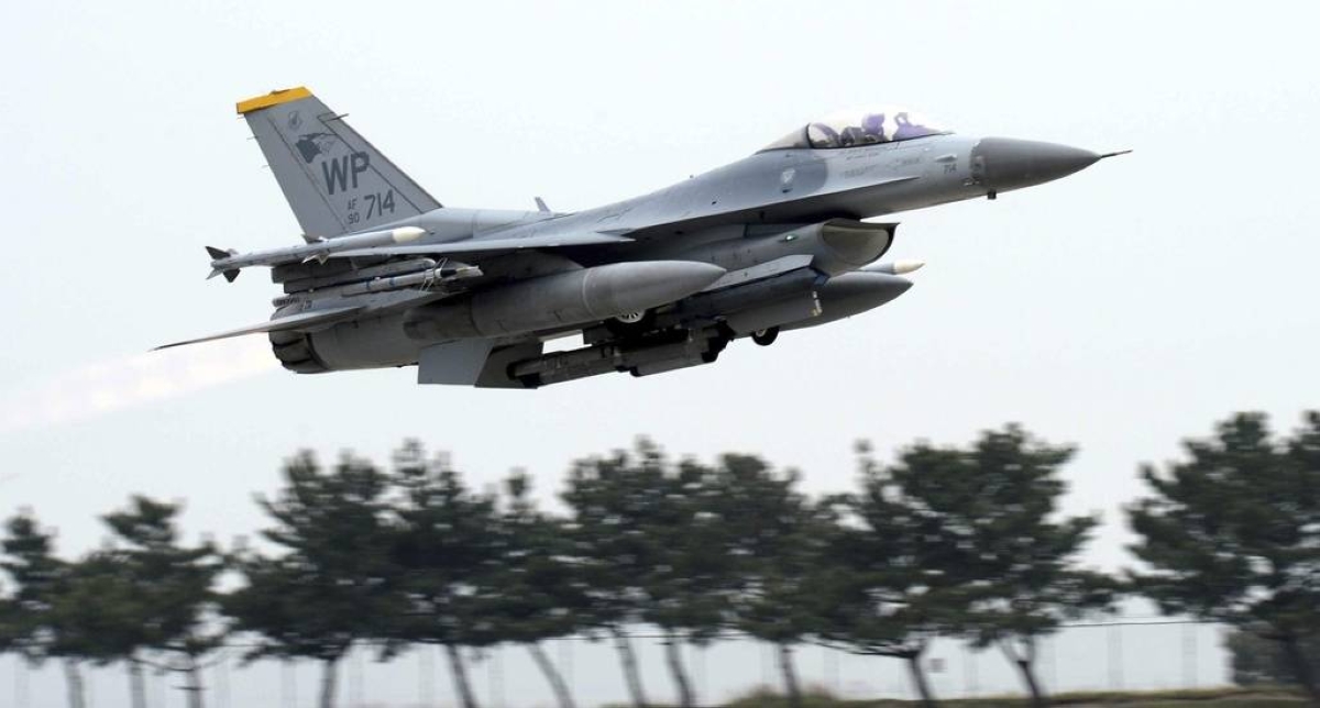 US F-16 jet crashes during drill in South Korea - Vimarsana News