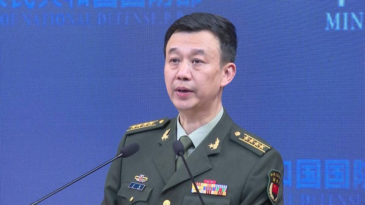 Chinese Defense Ministry spokesman Senior Colonel Wu Qian. AFP Photo